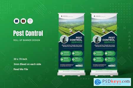 Pest Control Service Roll Up Banner