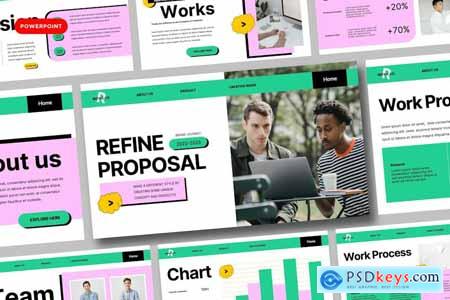 White Pink Green Brand Proposal Presentation