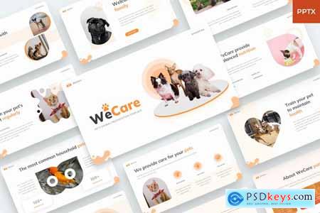 WeCare - Pet's animals PowerPoint template