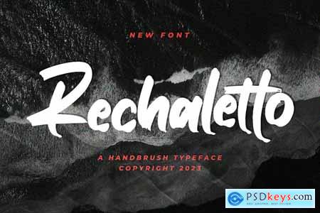 Rechaletto - Brush Font