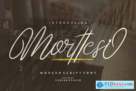 Morttesi - Modern Script