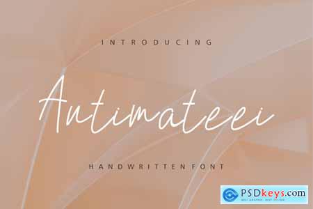 Antimateei Font Handwritten