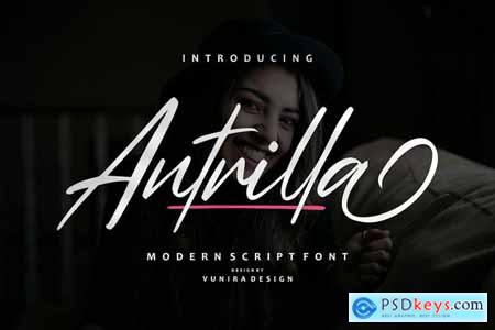 Antrilla - Modern Script