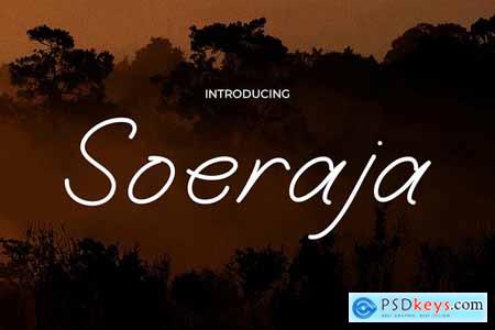 Soeraja - A Handwritten Serif Retro Font