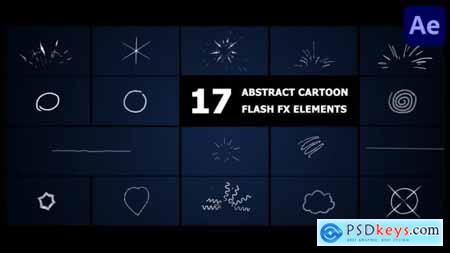 Abstract Cartoon Flash FX Elements After Effects 50310966