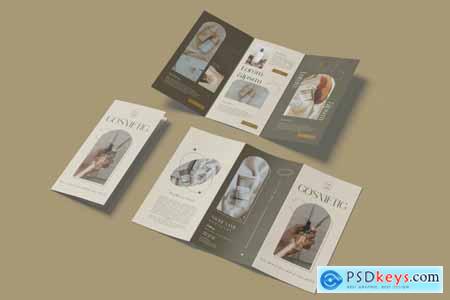 Beauty Cosmetic Store Trifold Brochure