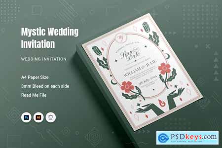 Mystic Wedding Invitation