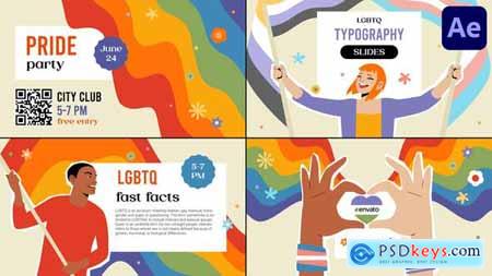 LGBTQ Typography Slides for After Effects 50327838
