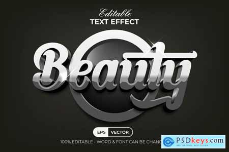 Beauty Text Effect Gold Style