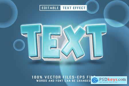 Bubble Editable Text Effect