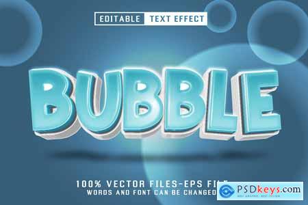 Bubble Editable Text Effect