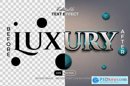 Luxury Text Effect Shiny Style