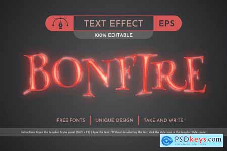 Inferno - Editable Text Effect, Font Style