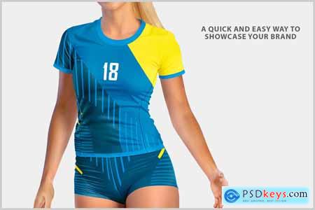 Volleyball Player Mockup