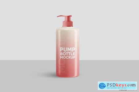 Pump Bottle Mockup