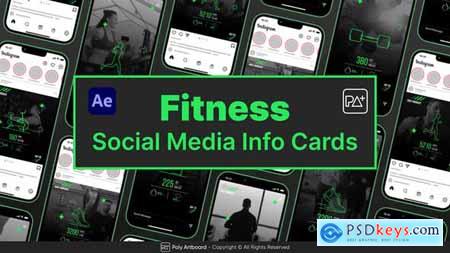 Fitness Social Media Info Cards For After Effects 50360068