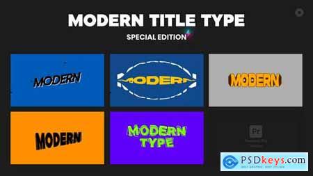 Modern Title Type 50368759