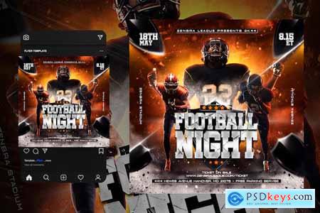 Football Flyer Template 4VNNZFL