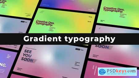 Gradient Typography 50360968