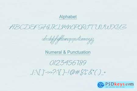 Acellia - Modern Script Font