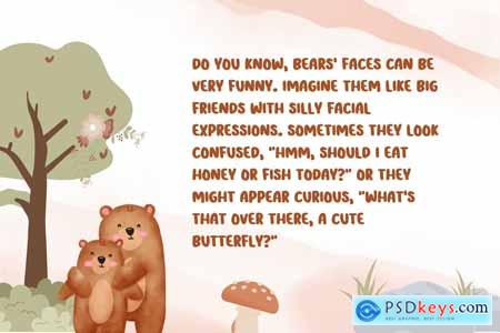 Bubbly Bear - The Chubby Kids Font