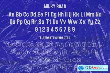 Milky Road - Font Combination