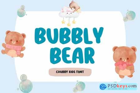 Bubbly Bear - The Chubby Kids Font