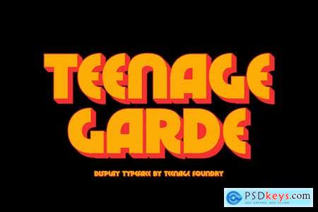 Teenage Garde - Bold and Neat Display Font