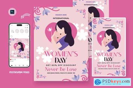 Womens Day Flyer Design Template