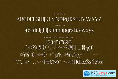 Kiprhany Modern Serif Font