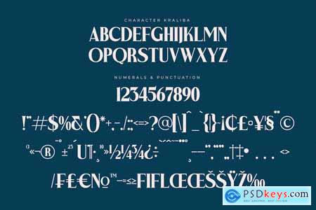 Kraliba Modern Display Serif Font