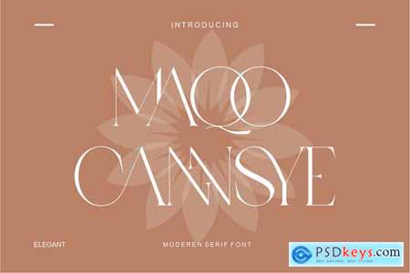 MAQOCANNSYE Serif Typeface