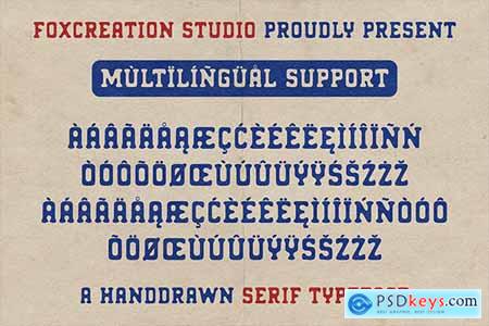 Seruni Handdrawn Typeface