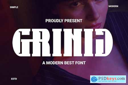 Grinij - Modern Best Font