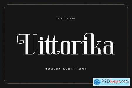 Vittorika Modern Serif Font