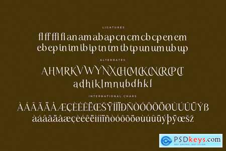 Kiprhany Modern Serif Font