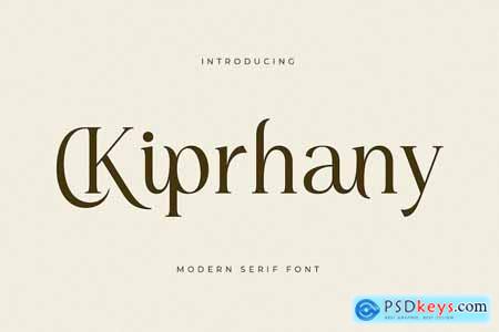 Kiprhany Modern Serif Font