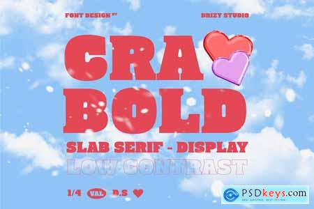 Crabold - Slab Serif Display Font