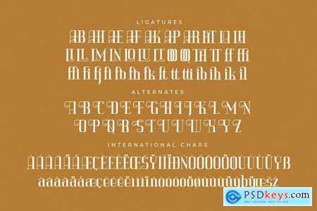Vittorika Modern Serif Font
