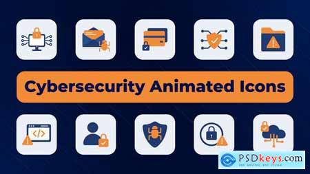 Cybersecurity Animated Icons 50456380
