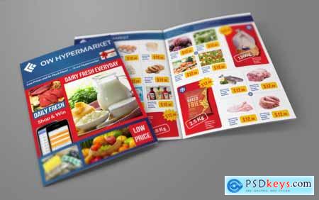 Supermarket Products Catalog Bi-Fold Brochure