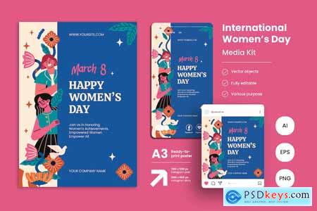 Happy International Women's Days Poster