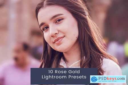 10 Rose Gold Lightroom Presets