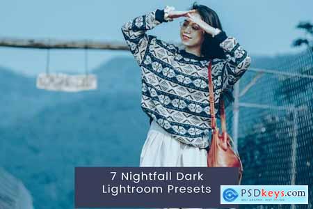 7 Nightfall Dark Lightroom Presets