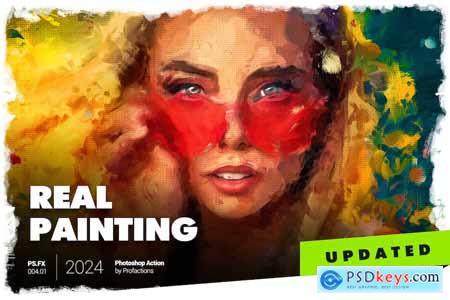 Real Painting Photoshop Action