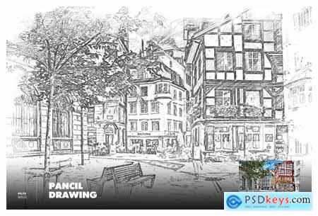 Pencil Drawing Photoshop Action