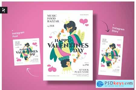 Creative Valentine Day Flyer