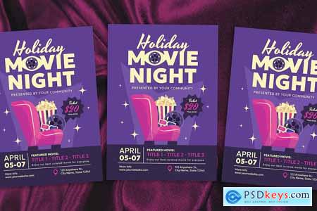 Fun Movie Night Flyer