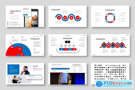 Huster  Business PowerPoint Template