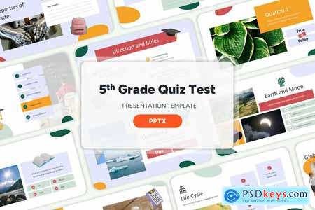 5th Grade Quiz Test - Powerpoint Templates